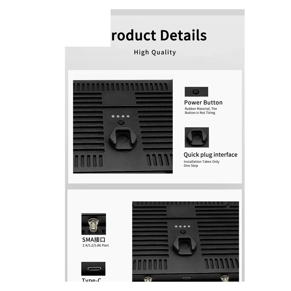 RC-N1 2.4G 5.8G 10W Drone Signal Booster high quality