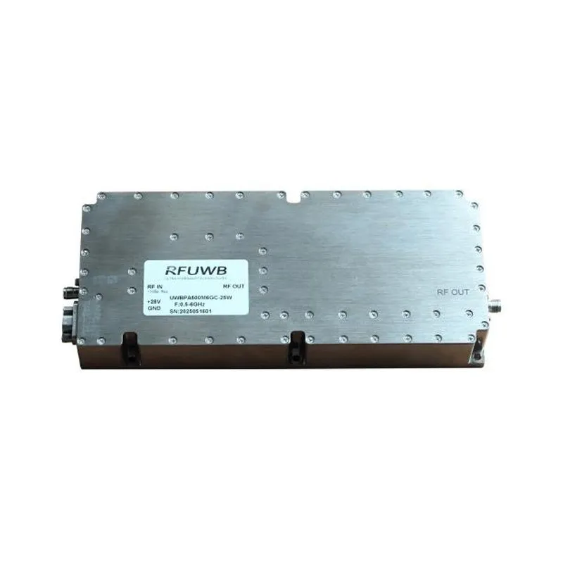 0.5-6GHz 50W Broadband Power Amplifier Module GaN Class AB RF PA manufacturers